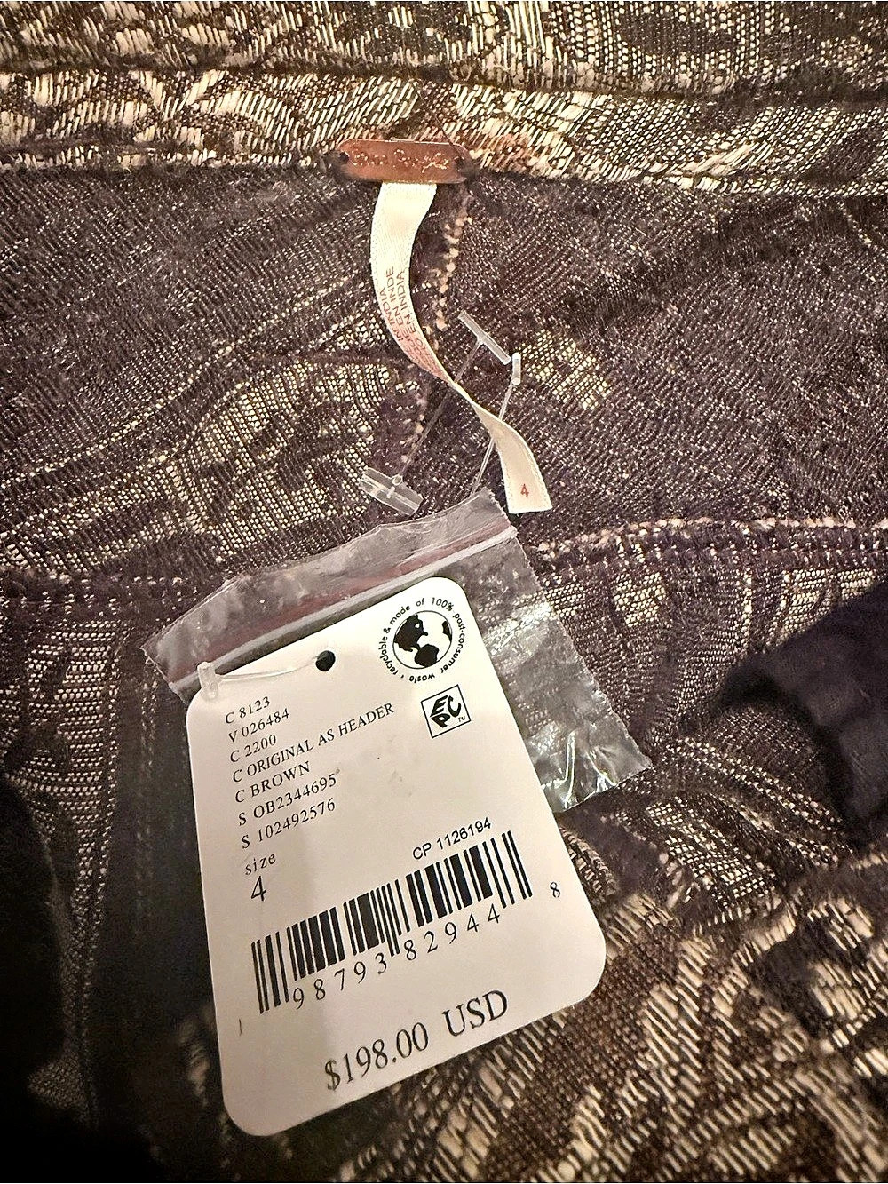 Free People Dahlia wide leg pants Size 4 NWT - Picture 4 of 10